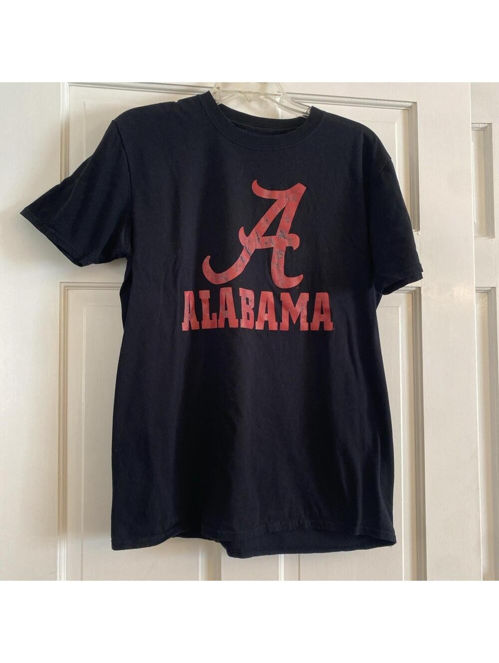 Alabama Crimson Tide Fanatics T Shirt Football Black Mens Size LG Roll Tide